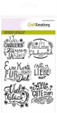 Handletter wir gratulieren - Clear Stamp Set Handletter wir gratulieren - Clear Stamp Set