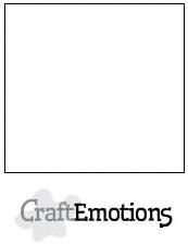 CraftEmotions - karton glatt weiß 30,5 x 30,5 cm