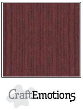 Leinenkarton - mahagoni braun von Craft Emotions 3