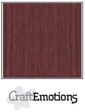 Leinenkarton - mahagoni braun von Craft Emotions 3 - zum Schließen ins Bild klicken