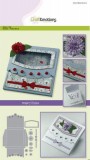 CraftEmotions Die - merci box Card A5 box 80x80x10 CraftEmotions Die - merci box Card A5 box 80x80x10