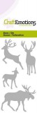 CraftEmotions Die - Elch Reh Hirsch Card 5x10cm CraftEmotions Die - Elch Reh Hirsch Card 5x10cm