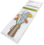 CraftEmotions Die - Kohlekübel mit Blumenzweigen C