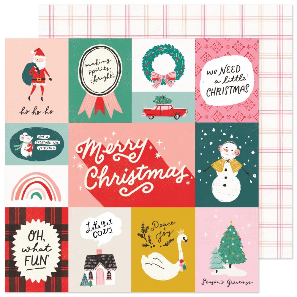 Hey Santa - Oh What Fun 30,5x30,5 cm
