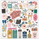 Marigold Chipboard Sticker - 30,5x30,5 cm Marigold Chipboard Sticker - 30,5x30,5 cm
