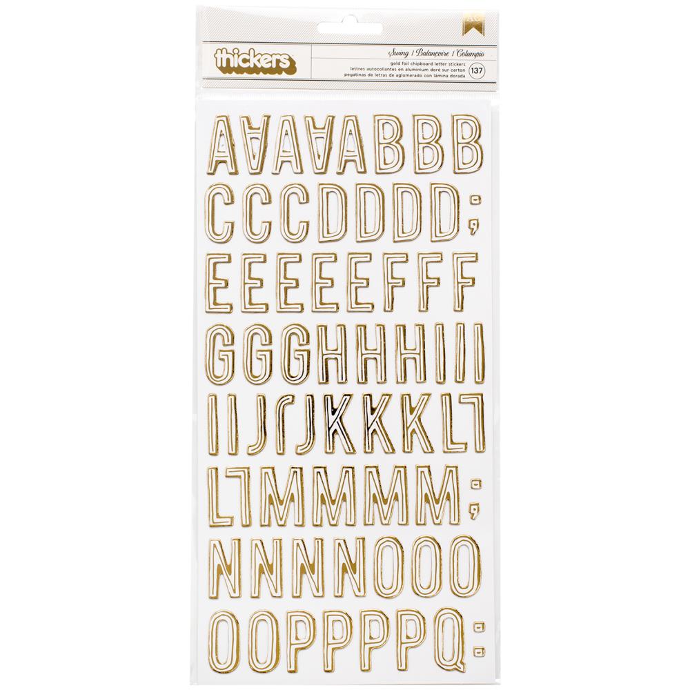 Carousel - Swing Alpha Thicker Sticker