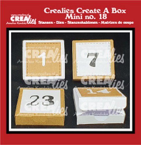 Crealies Create A Box Mini no. 18 Adventsbox mit Z