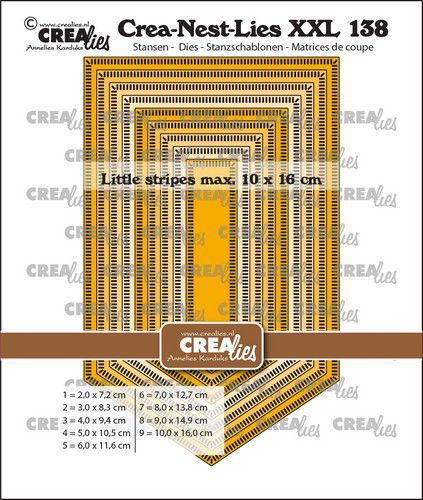 Crealies Crea-Nest-Lies XXL- Banners with little s