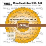 Crealies Crea-Nest-Lies XXL- Big Scalloped Circles
