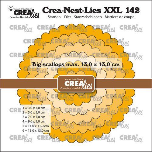 Crealies Crea-Nest-Lies XXL- Big Scalloped Circles - zum Schließen ins Bild klicken