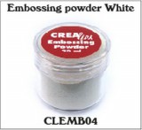 Crealies Embossing Powder - white