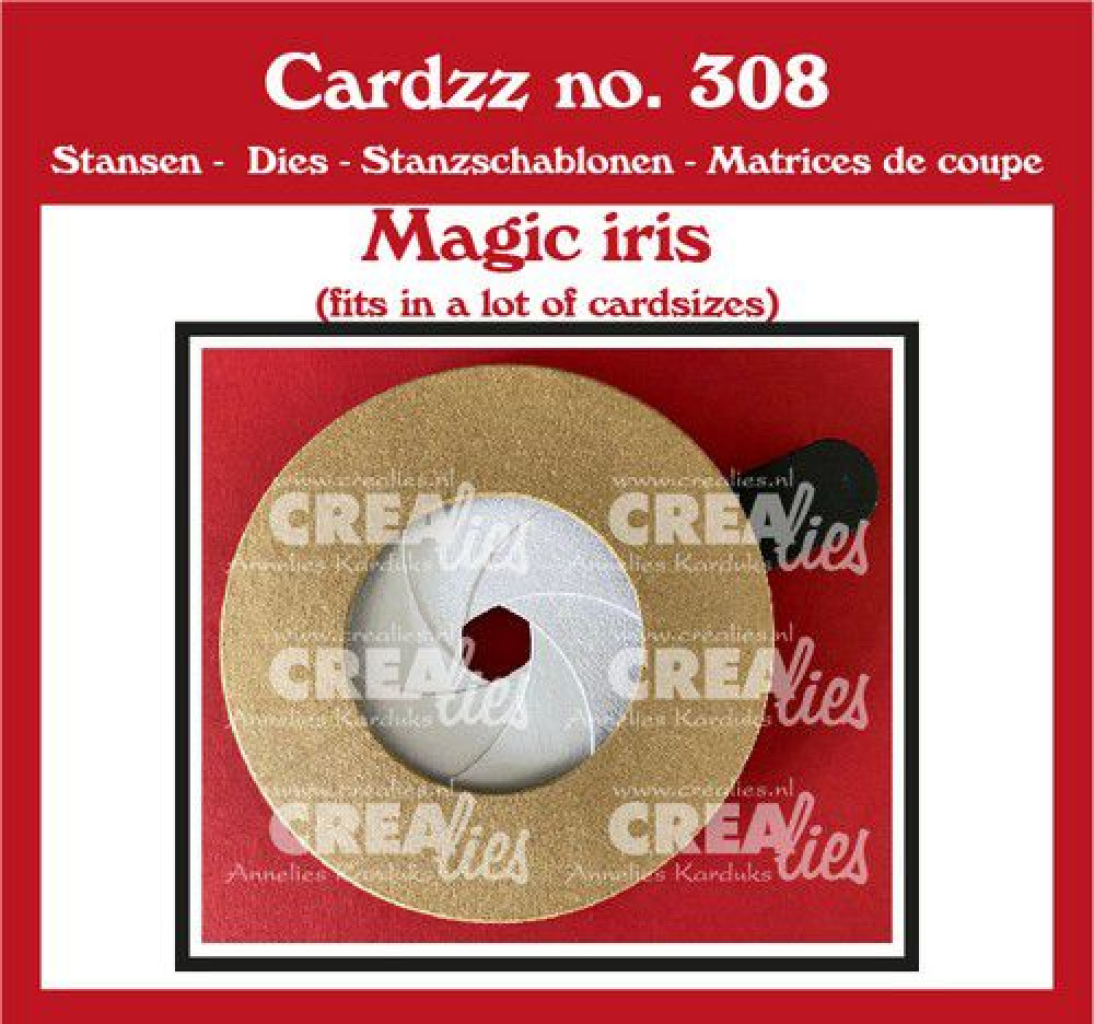 Crealies Cardzz - Magische Iris - zum Schließen ins Bild klicken