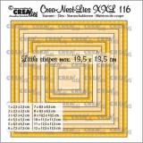 Crealies Crea-nest-dies XXL no. 116 - Quadrate mit