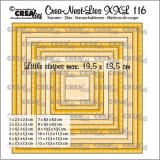 Crealies Crea-nest-dies XXL no. 116 - Quadrate mit Crealies Crea-nest-dies XXL no. 116 - Quadrate mit