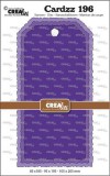 Crealies Cardzz no 196 Slimline Etiketten mit uneb Crealies Cardzz no 196 Slimline Etiketten mit uneb