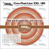 Crealies Crea-nest-dies XXL Circles Dots Stripes