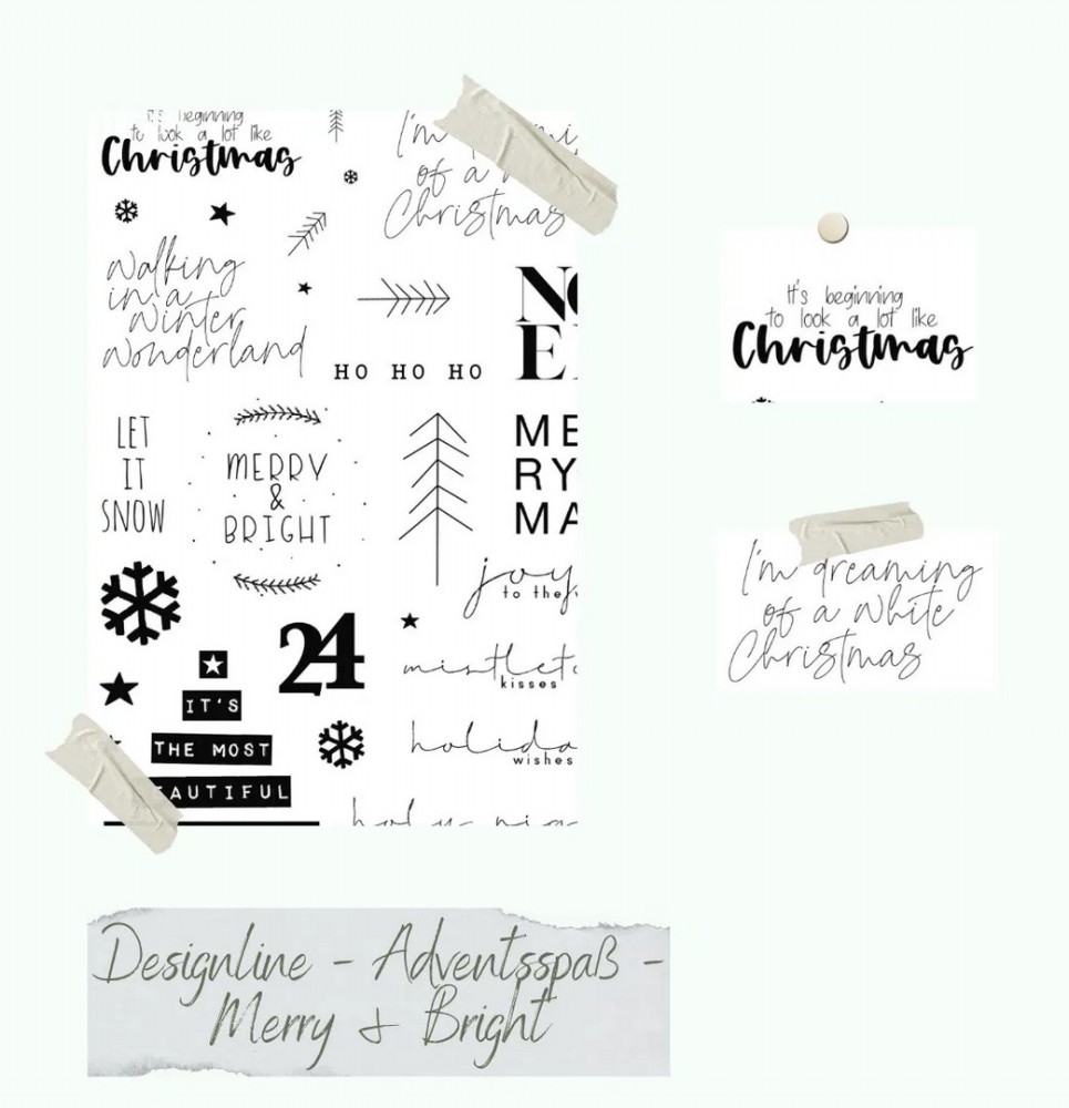CD Stempelset - Adventsspaß Merry & Bright