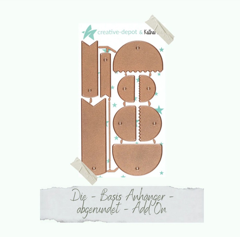 CD Die - Basic - Basis Anhänger abgerundet Add On