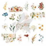 CD - Designpapier Auflegerpapier Vintage Blumen