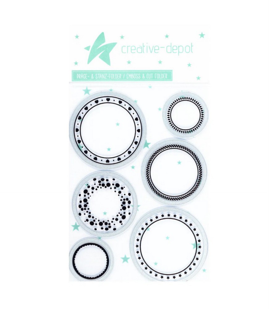 CD Cut & Emboss Folder Bestempel mich Kreise II