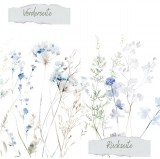 CD Designpapier - Blaue Wiese - 30,5x30,5 cm