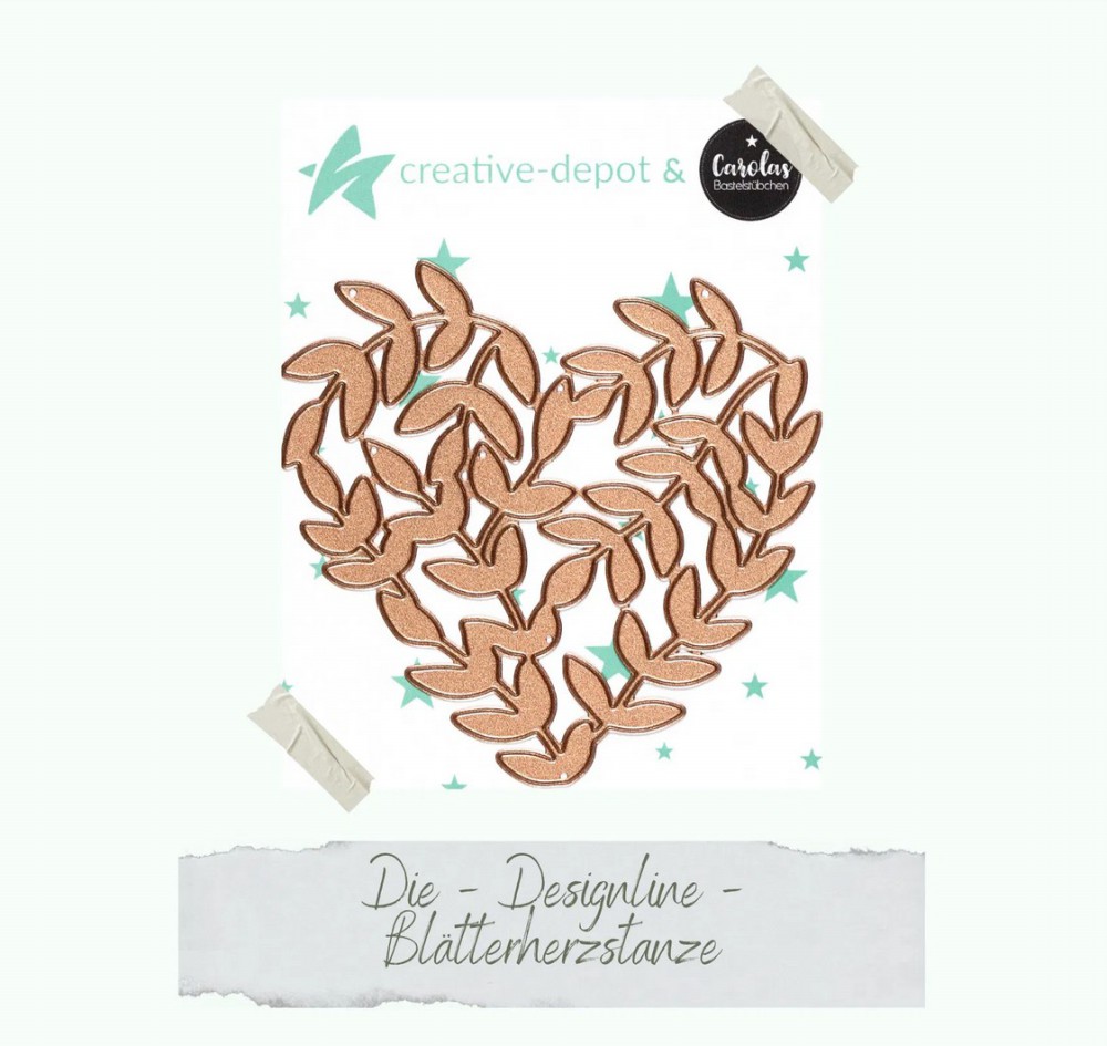 CD Die - Designline - Blätterherzstanze