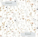 CD Designpapier - Blütenmix Naturell - 30,5x30