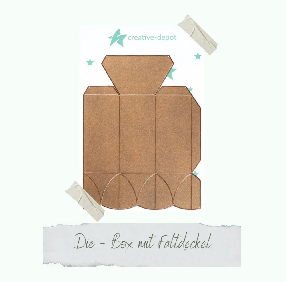CD Die - Box mit Faltdeckel