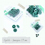 Breite Eyelets - Immergrün - 40 Stück Breite Eyelets - Immergrün - 40 Stück