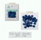 CD Breite Eyelets - Marineblau matt