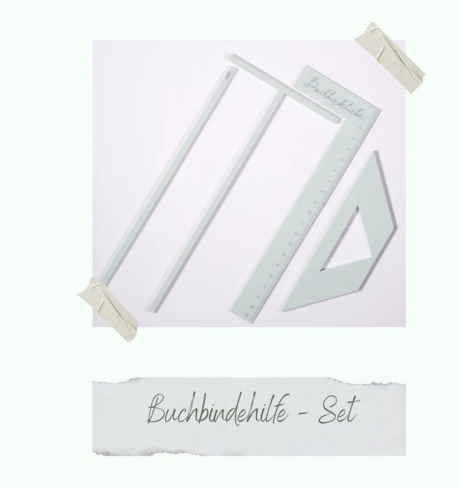 CD Buchbindehilfe Set - Buchbindeliebe