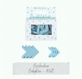 CD Buchecken - Baby Blau matt - 8 Stück