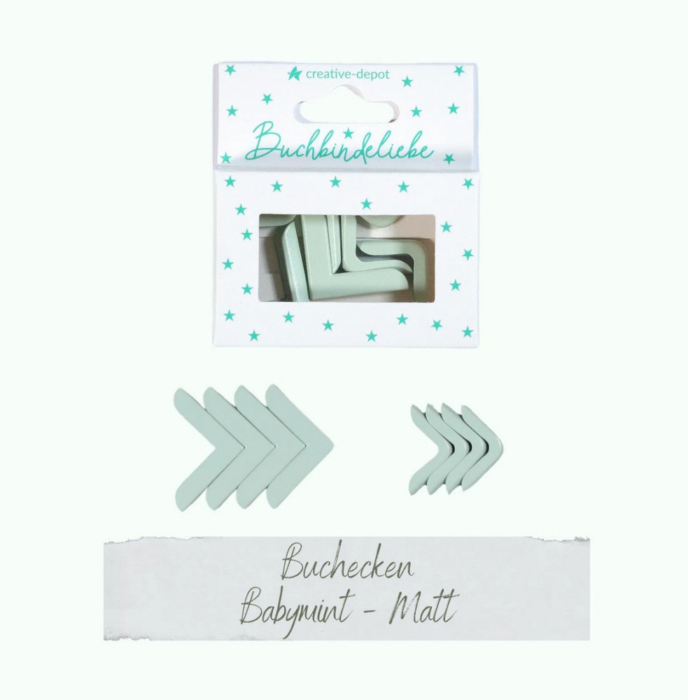 CD Buchecken - Babymint matt - 8 Stück