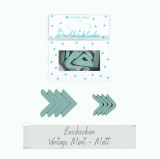 CD Buchecken - Vintage mint matt - 8 Stück CD Buchecken - Vintage mint matt - 8 Stück