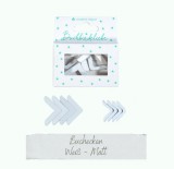 CD Buchecken - Weiß matt - 8 Stück