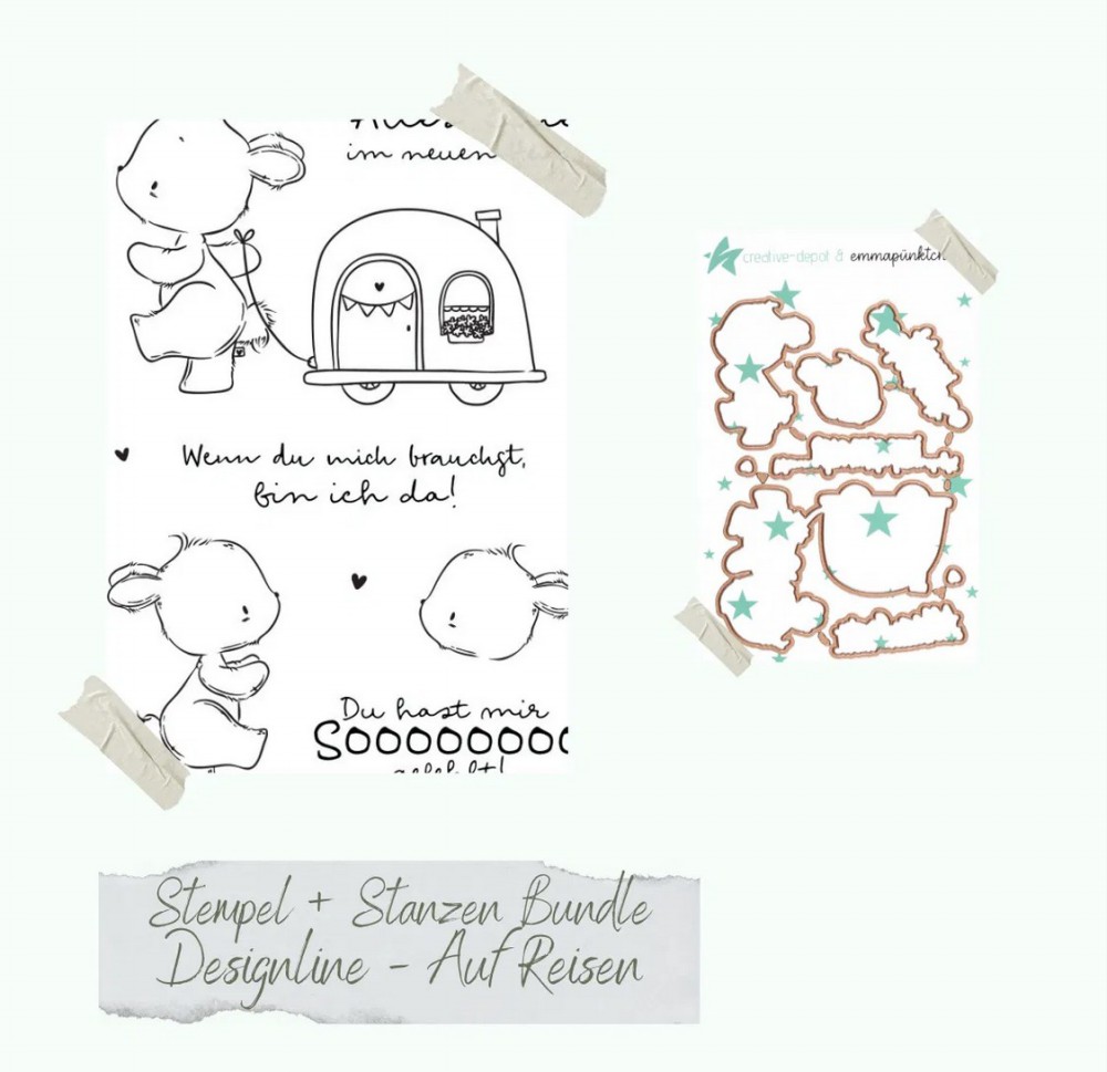 CD Bundle - Designlinie Auf Reisen - Stempel und