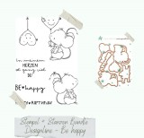 CD Bundle - Designlinie Be Happy Stanzen und Stemp