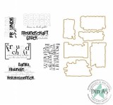 CD Bundle - große Freundschaft Stanzen und Stempel
