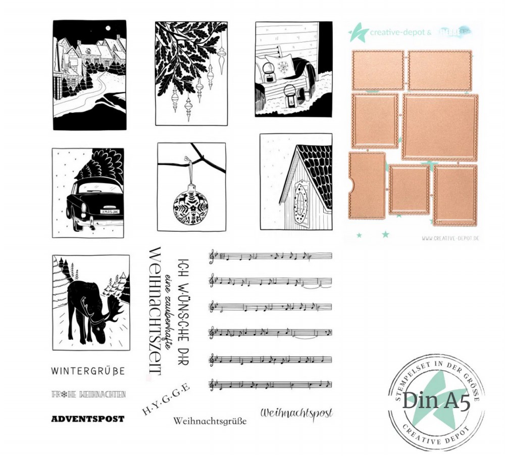 CD Bundle - Weihnachtsbriefmarken