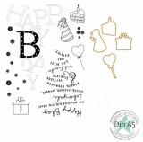 CD Bundle - Wimpel Happy Day / Stempel und Stanzen