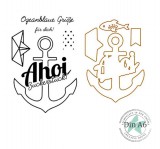CD Bundle - Wimpel Ahoi Stanzen und Stempel