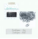 CD Büroklammern Herz - dunkelgraugrau - matt - 50