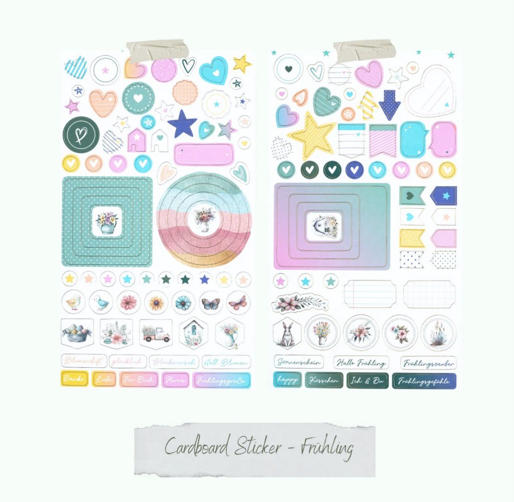 CD Cardboard Sticker - Frühling - zum Schließen ins Bild klicken