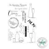 CD Stempelset - Cheers auf das Gute im Leben