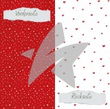 CD Basic - Chillirot - Doodle Herzen und Sprenkel