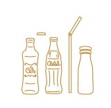 CD Die - Soda- und Milchflasche