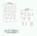 CD Stempelset - Color Me Alphabet kleinbuchstaben