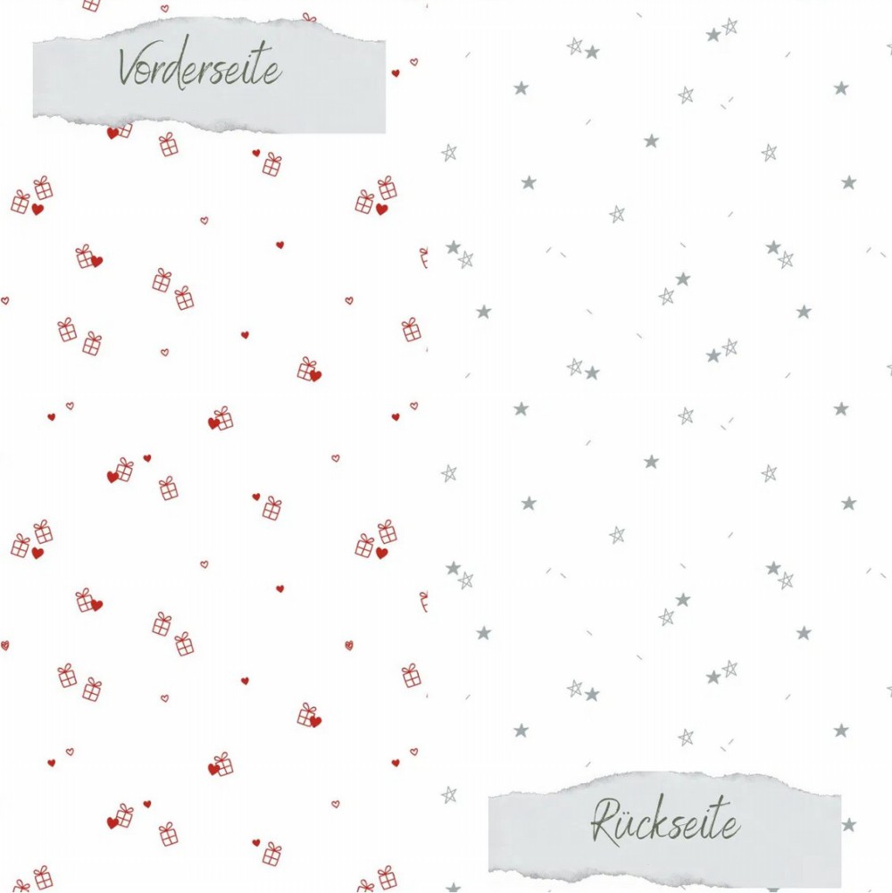 CD Designpapier - Coverpapier - Geschenke und Ster