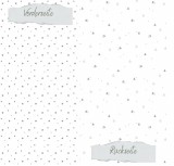 CD Designpapier - Coverpapier - Sterne und Tannenb