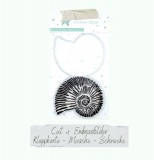 CD Cut & Emboss - Klappkarte - Muschel Schnecke